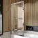 Witney 1700x700 Square Shower Bath & Premium 8mm Easy Clean Chrome Framed Bath Screen