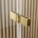 Witney 1700x700 Square Shower Bath & 6mm Easy Clean Brushed Brass Folding Bath Screen