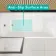 Witney 1800x800 Square Shower Bath & Premium 8mm Easy Clean Brushed Gunmetal Framed Bath Screen