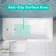 Antigua 1500x750 Keyhole Shower Bath & 6mm Easy Clean Brushed Brass Folding Bath Screen