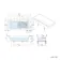 Antigua 1600x750 Keyhole Shower Bath & 6mm Easy Clean Brushed Brass Folding Bath Screen