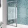Antigua 1700x750 Keyhole Shower Bath & Premium 8mm Easy Clean Chrome Framed Bath Screen