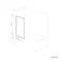 Antigua 1700x750 Keyhole Shower Bath & Premium 8mm Easy Clean Brushed Gunmetal Framed Bath Screen