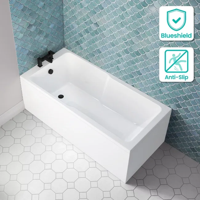 Antigua 1500x750 Keyhole Single Ended Bath
