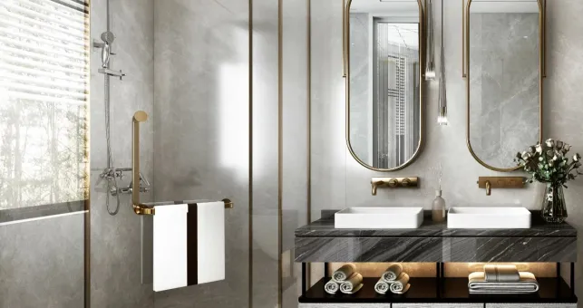 Art Deco Bathroom Ideas: Colours, Tiles, Fixtures & Design Guide 