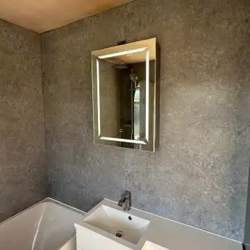 Haisley Illuminated LED Mirror Cabinet 700x500mm