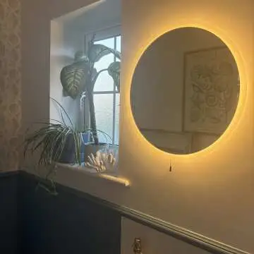 Grace Battery Powered Illuminated LED Mirror 500mm