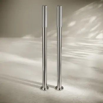 Traditional Chrome Freestanding Bath Standpipes