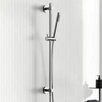 Suir Chrome Shower and Sliding Riser Set