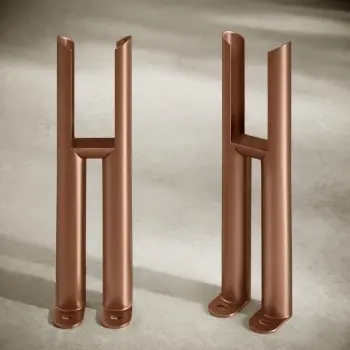 Antique Copper Traditional 2 Column Radiator Feet