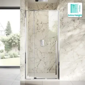 Cologne Stainless Steel Easy Clean 8mm Hinged Shower Door 1100mm