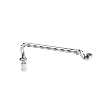 Chrome Traditional Exposed Shallow Seal Bath Trap & Pipe