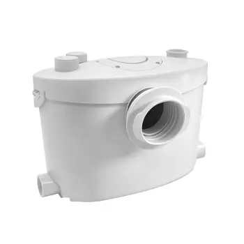 Sanitary Macerator Waste Pump System for Toilets, Basins, Showers and Baths (4 inlets)