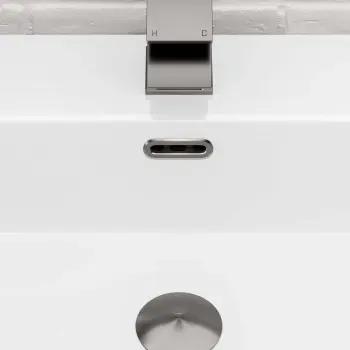 Gunmetal Grey Pill Basin Overflow Ring