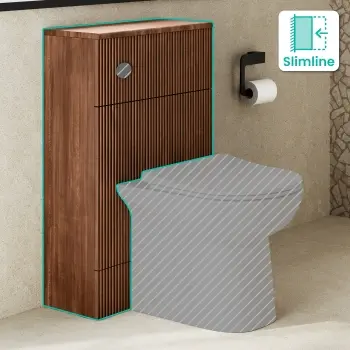 Havana Black Walnut 500 Toilet Unit