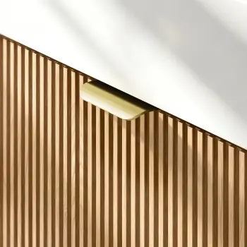 Cayman Brushed Brass Handle 80mm