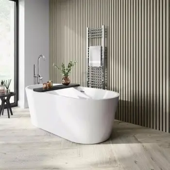Trepanel Aqua 3D® Waterproof Ash Grey Wood Effect Slat Panels 3 Pack (Covers 1.39 SQM)