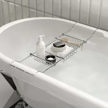 Chrome Bath Rack