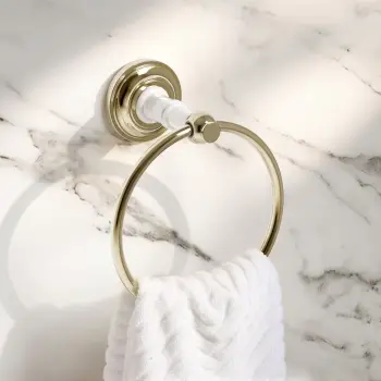 Avoca Traditional English Gold Towel Ring