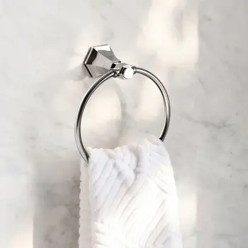 Kenmare Traditional Chrome Towel Ring