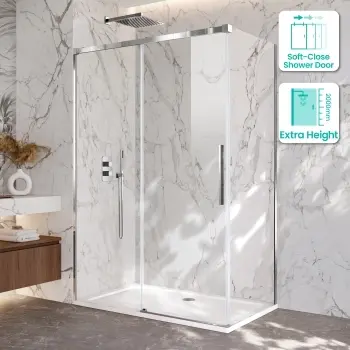 Lisbon 8mm Sliding Shower Enclosure 1400x900mm