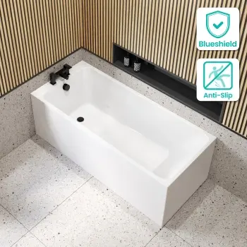 Witney 1600x700 Square Single Ended Bath