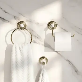 Avoca Traditional English Gold 3 Pieces Accessory Set