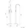 Trent Chrome Freestanding Bath Shower Mixer Tap