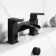Avon Matt Black Waterfall Bath Filler