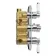 Shannon Premium Chrome Traditional Thermostatic Shower Valve - 3 Outlets