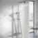 Ennis Chrome Round Thermostatic Shower Set