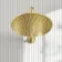 Suir Premium Brushed Brass Round Thermostatic Shower Set with Knurled Detailing