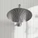 Suir Premium Brushed Gunmetal Round Thermostatic Shower Set with Knurled Detailing