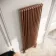 Athens Antique Copper Double Column Vertical Traditional Radiator 1800x560mm