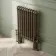 Athens Antique Gold Double Column Horizontal Traditional Radiator 600x425mm