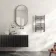 Naples Premium Brushed Gunmetal Straight Heated Towel Rail 650x400mm