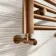 Naples Premium Brushed Copper Straight Heated Towel Rail 650x400mm