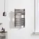 Santorini Brushed Gunmetal Flat Panel Heated Towel Rail 650x400mm