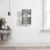 Santorini Brushed Gunmetal Flat Panel Heated Towel Rail 650x400mm