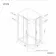 London Matt Black 6mm Offset Quadrant Shower Enclosure 1200x800mm