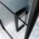 Toulon Matt Black Grid Easy Clean 6mm Pivot Shower Door 800mm