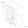 London Matt Black Grid 6mm Sliding Shower Door 1000mm