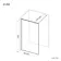 Lyon Brushed Brass 8mm Laminated Wet Room Shower Glass Panel with Gold Mesh Inlay 900mm