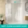 Prague 8mm Soft-Closing Sliding Shower Door 1500mm