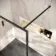 Antwerp Matt Black Framed Easy Clean 8mm Wet Room Shower Glass Panel 1400mm