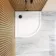 Doha Quadrant Gloss White Anti-slip Stone Shower Tray 800x800mm