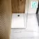 Doha Rectangular Gloss White Anti-slip Stone Shower Tray 1000x800mm