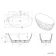 Ealing 1500mm Matt Black Freestanding Bath