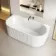 Finchley 1700mm Fluted Back To Wall Bath