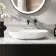 Missouri Matt White Pill Counter Top Stone Basin